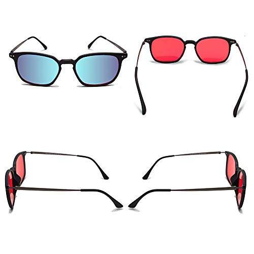 Color Blind Glasses for People with Red Blindness, Color Vision Disorder, Color Weakness, Purple Blue Lens. 5