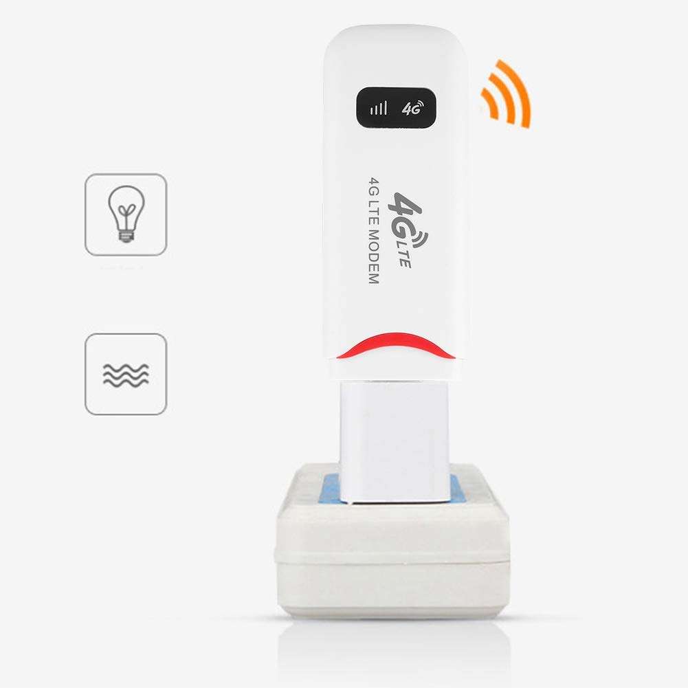 USB WiFi Hotspot, USB WiFi Modem, Hotspot Router Wireless Portable WiFi Stick Support WC for Tf Memory Card Expansion Up to 32Gb for Enjoying WiFi 4