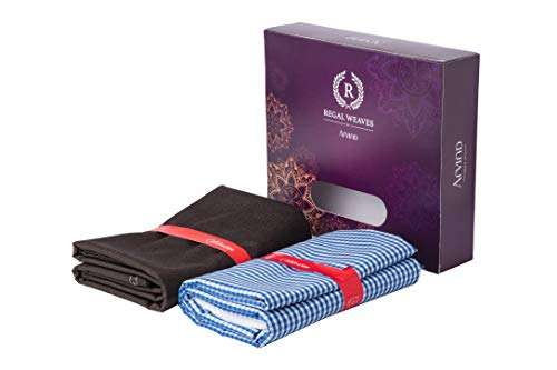 Regal Weaves by Arvind Fabric Gift Box (Unstitched, Multicolor, Free Size)- Single Pair Pack (FABPACKDES-22) 1