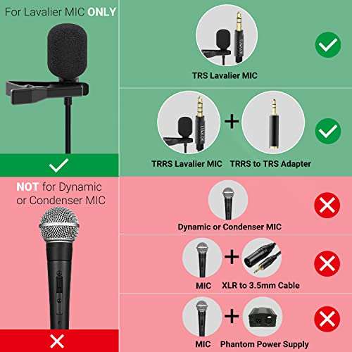 Cubilux Lightning to 3.5mm TRS Microphone Adapter with Headphone Jack Compatible with iPhone 14 Pro Max 14 Plus/13/12/11/SE 2/Xr/Xs Max/8/7, 1/8” Audio & MIC Splitter for Old iPad (Lightning Version) 3