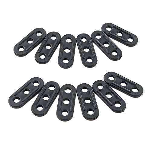 Vctitil 30Pcs Outdoor Cord Rope Fastene Tent Lock ?Cord Tightener Tightening Hook Buckle Tent Accessories Buckle Adjustment Buckle 4
