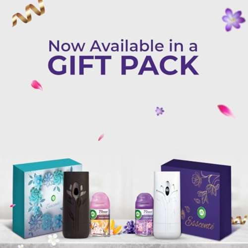 Air Wick 250 ml - Lavender & Lotus, Refill + Automatic Spray| Freshmatic Air Freshener Kit | 2600 Sprays Guaranteed | Automatic Room Freshener, Bathroom Freshener and Room Spray 6