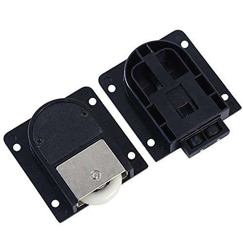 Furniture Component Home Wardrobe Sliding Door Pulley Black Sliding Door Wheel Cabinet Nylon Pulley Hanging Wheel Wardrobe Furniture Hardware Hardware Parts (Color : 338)