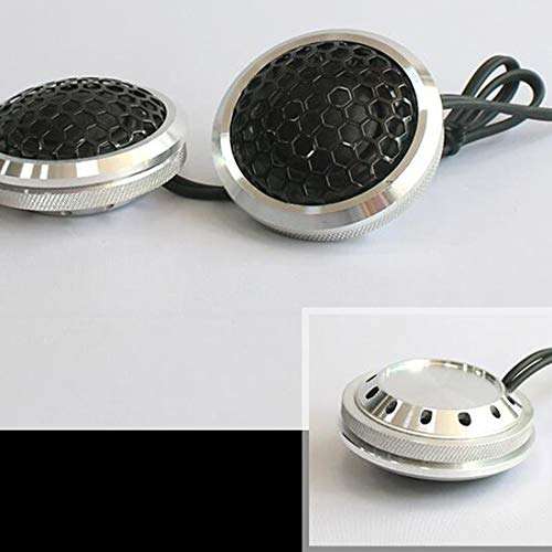 System 1-Inch Tweeter Kit Car Tweeter Speaker Silk Dome Tweeters Audio Component Tweeters Premium Speaker Original Sound Playback Simple to Install 3