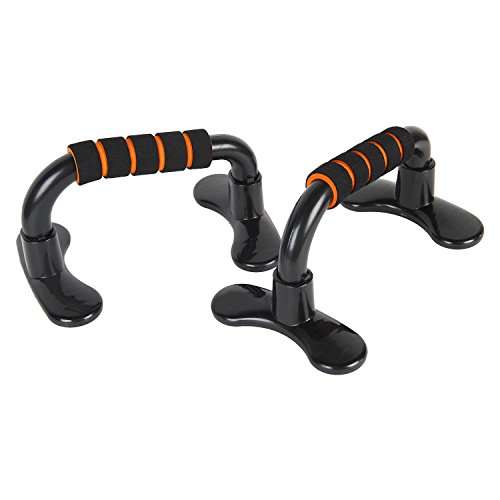 Strauss Turtle Push Up Bar, Pair(Black/Orange) 2