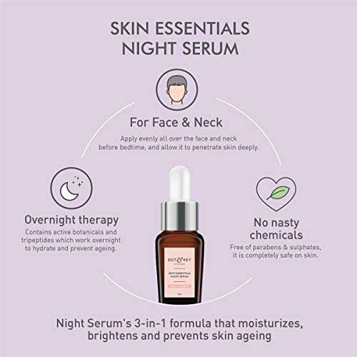 Dot & Key Skin Essentials Night Serum, for all skin types, night serum for skin glow and anti ageing - Paraben Free 5