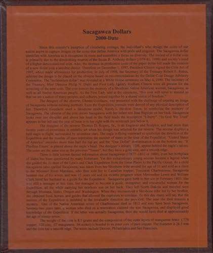 Dansco US Sacagawea Dollar Coin Album 2000 - Date #7183 3