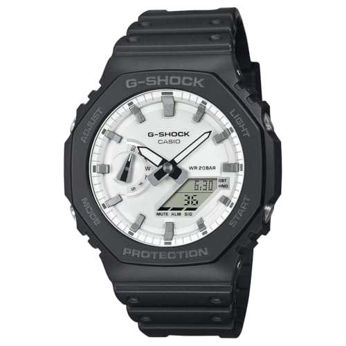 Casio G-Shock GA-2100WD-1ADR Analog-Digital White Dial Men (G1637) 1