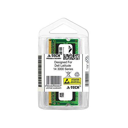 A-Tech 8GB Module for Dell Latitude 14 3000 Series Laptop & Notebook Compatible DDR3/DDR3L PC3-12800 1600Mhz Memory Ram (ATMS278159B12351X1) 2