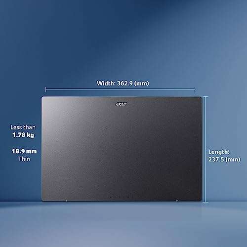 Acer Aspire 5 Thin and Light Laptop 13th Gen Intel Core i3-1305U (Windows 11 Home/8 GB RAM/512 GB SSD/MS Office) A515-58P 15.6" Full HD Display, Steel Gray, Wi-Fi 6, 1.78 Kg 3