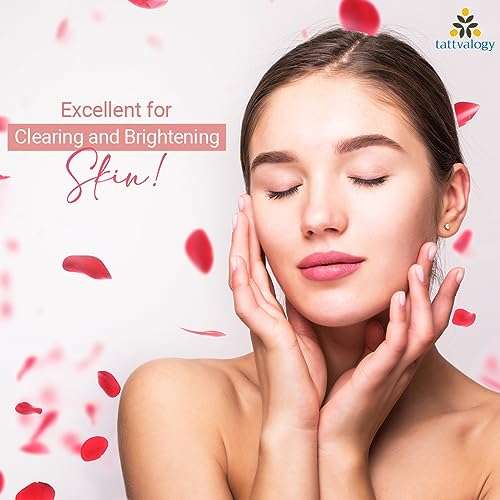 Tattvalogy Rose Clay Powder (200gm) | Clay For Glowing Skin | Kaolin Clay | Powder For Face | Clay Face Mask For Unisex | Parabens & Sulphate Free 4