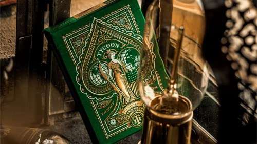theory11 Limited Edition Green Tycoon Playing Cards 3