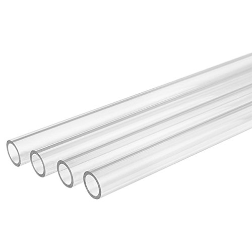 Barrow PETG Tubing (Normal Temperature), 10mm ID, 14mm OD, 500mm Length, Clear, 4-Pack