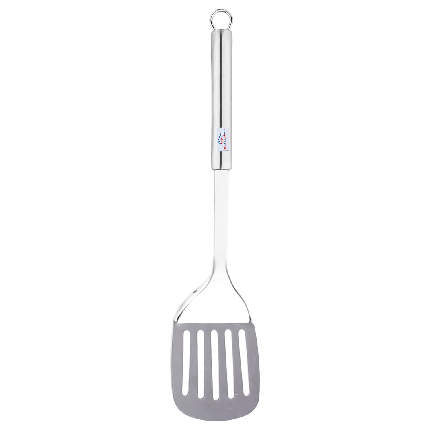 Heart Home Slotted Turner & Spoon|Stainless Steel Serving Set|Nonstick Cooking Set|Utensils Cookware Gadgets for Kitchen|Pack of 2 (Silver) 3