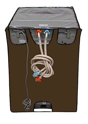 AUF Top Loading Washing Machine 7 kg Cover Waterproof & Dustproof for Transparent Look for Top Transparent Color no 46 5
