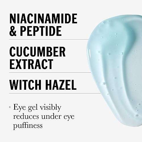 Olay Deep Hydrating Eye Gel with Hyaluronic Acid for Tired Eyes, Hydrating Gel, Cucumber, 0.5 Fl Oz 3