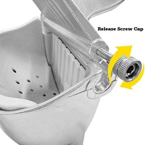 DC DECORIO- A UNIQUE PRODUCT RANGE Stainless Steel Heavy Duty Hand Press Lemon-Fruit Squeezer (24 cm) 4