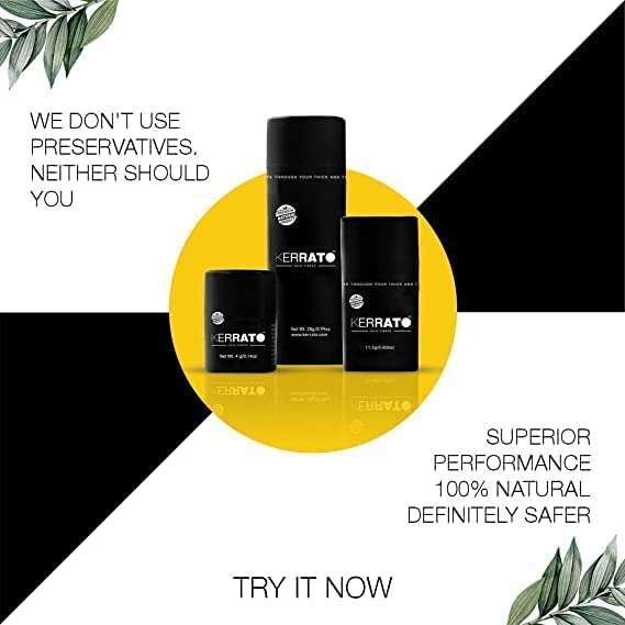 Kerrato Hair Fibres and Kerrato Re-Densify Hair Growth Serum (100ml) | Hair Loss Combo for Men & Women, For all hair types | Enhances Natural thickeness & gives full coverage 5