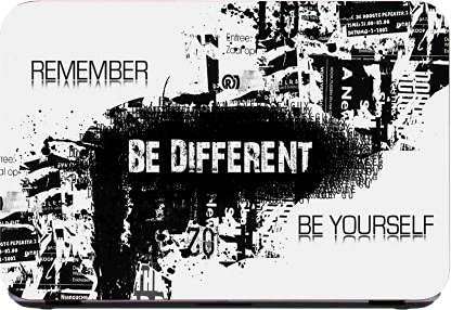 Just Care Laptop Skins Sticker for Dell, Hp, Toshiba, Acer, Asus & All Models 16 inches/Waterproof Laptop Skin Cover/Laminated Laptop Skin Sticker Cover (Be Different)