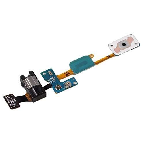 SPAREWARE® Home Button Headphone Jack Earphone Jack Fingerprint Sensor Flex Cable Part for Samsung Galaxy J7 Prime,Multi-Colored 1