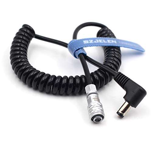 SZJELEN DC2.5 to SF6 2Pin Female Connector for Blackmagic Pocket Cinema Camera 4K/6K Power Cable 5