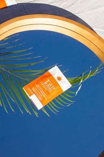 TanTowel Women's Half Body Tan Towelettes - 10 Pack, Plus, 10 Count (Pack of 1) 5