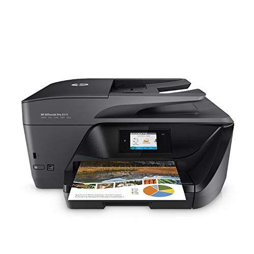 HP OfficeJet Pro 6978 All-in-One Wireless Printer - Inkjet and Color, Wifi, Bluetooth, Mobile Printing, Photo Copier and Scanner - Home & Office for Incredible Quality and Value, T0F29A (Renewed) 1
