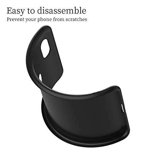 X-level Google Pixel 3 XL Case, Mobile Phone Case [Guardian Series] Soft TPU Matte Finish Slim Fit Ultra-Thin Light Protective Cell Phone Back Cover for Google Pixel 3 XL-Black 4