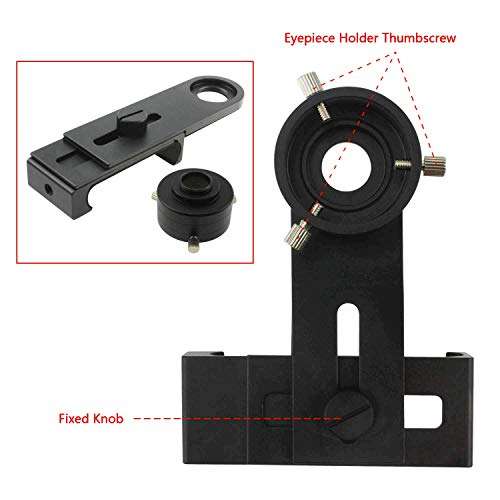 Astromania Smartphone iPhone Adapter with Eyepiece Adapter 25mm - 35mm - for Photography with telescopes and Spotting Scope or Binoculars 2