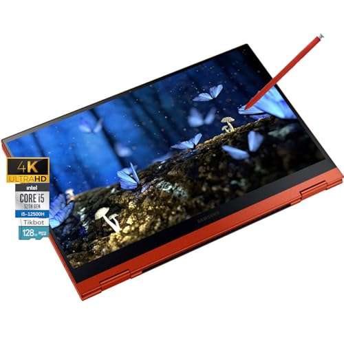 SAMSUNG Galaxy Chromebook Google Laptop Touchscreen Flip - 13.3 4K AMOLED Display - i5-10210U - Stylus Pen - Backlit Keyboard - Wi-Fi 6 - USB C - Fingerprint (8GB RAM| 256GB SSD+128G SD Card) 1