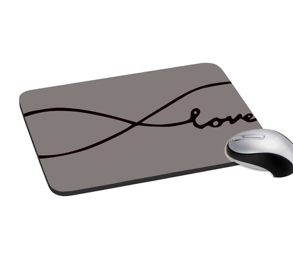 LAMS Love Digitally Printed Mouse Pad Anti Skid Pad Mat Rectangular Pad 7.2x8