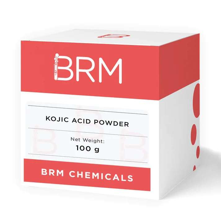 BRM Chemicals Kojic Acid Powder - 100 Grams For Skin Whitening Facemask, DIY Beauty Products, Make Up, Cosmetics, Soap Making & Personal Care For Face, Hair, Body 1