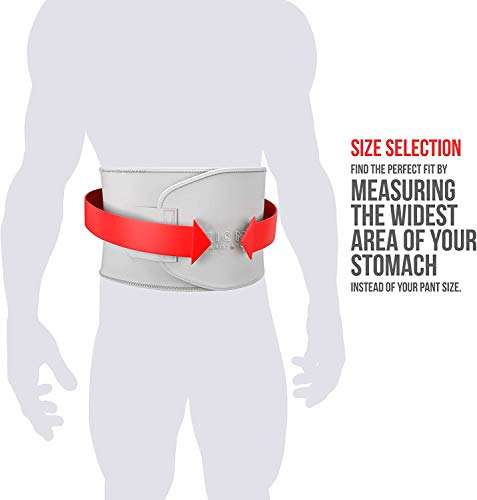 Rionto Sweat Belt for Men and Women – Waist Trainer Sauna Belt, Supports Lower Back (Large) Black 4