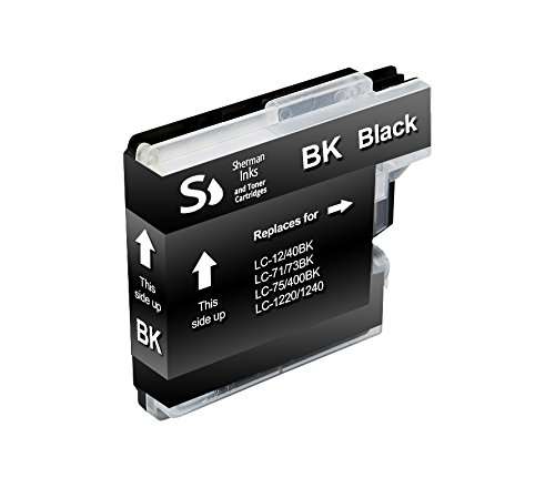 Sherman Inks and Toner Cartridges ® 16 Pack Brother LC71 LC 71/LC75 LC 75 Ink Cartridge 4 Black, 4 Cyan, 4 Magenta, 4 Yellow Multipack Compatible Replacement for Inkjet Printers: DCP-J525W, DCP-J725DW, DCP-J925DW, MFC-J280W, MFC-J425W, MFC-J430W, MFC-J435W, MFC-J5910DW, MFC-J625DW, MFC-J625W, MFC-J6510DW, MFC-J6710DW, MFC-J6910DW, MFC-J825DW, MFC-J835DW, MFC-J5910DW, MFC-J6510DW, MFC-J6710DW, MFC-J6910DW Bundle Set BK C M Y LC-71BK, LC-71C, LC-71M, LC-71Y, LC-75BK, LC-75C, LC-75M, LC-75Y 2