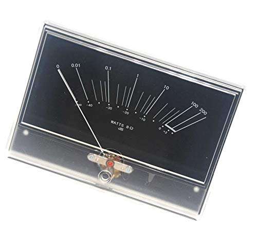 2pcs M-5000R HIFI Fever Amplifier VU Panel DB Level Meter Power Amplifier 4