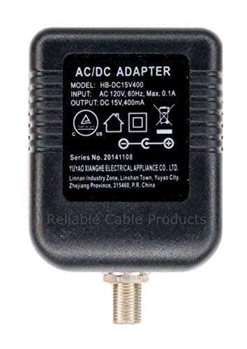 Reliable Cable Products 4-Port Cable TV/Internet Digital Signal Amplifier/Booster/Splitter with Unity Gain, Modem Bypass Port and MoCA Support, F59 Terminators (LRSA004SM) 5