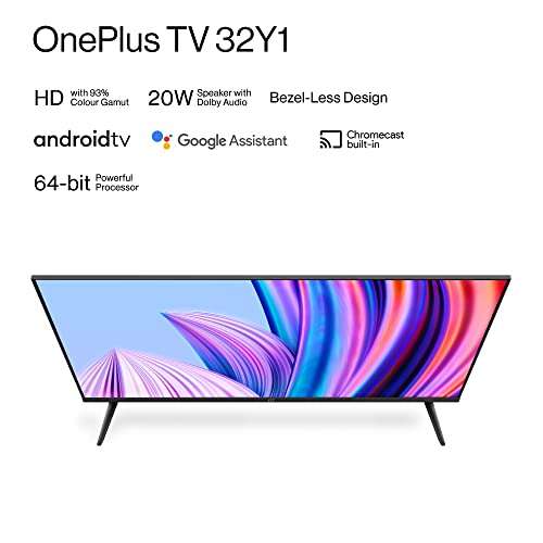 OnePlus 80 cm (32 inches) Y Series HD Ready LED Smart Android TV 32Y1 (Black) 2