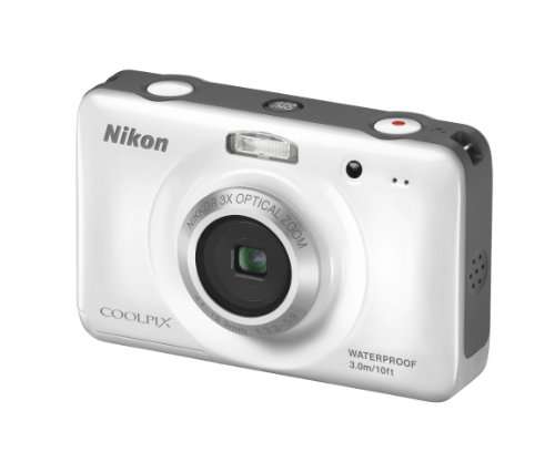 Nikon COOLPIX S30 10.1 MP Digital Camera with 3x Zoom Nikkor Glass Lens and 2.7-inch LCD (White) 2