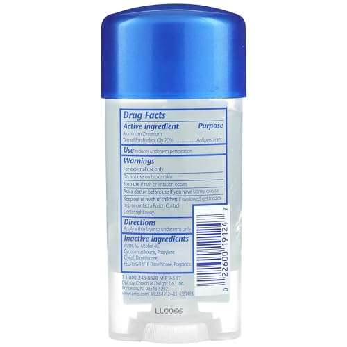 Arrid Extra Extra Dry Clear Gel Antiperspirant and Deodorant, Cool Shower 2.6 Oz (Pack of 3) 2