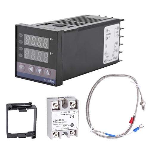 Temperature Controller Intelligent 0℃~1300℃ Alarm Thermostat Switch for Electric Power with K Thermocouple Sensor 2
