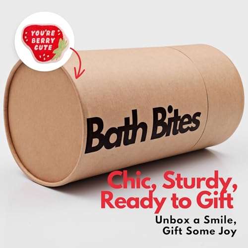 Extra Large Bath Bites Strawberry Bath Mat 35"x41" - You're Berry Cute, Fun Bath Mat, Large Area Rug, Aesthetic Bathroom Rugs for bathroom decor or home decor, cute bathroom mat non slip washable rug 5