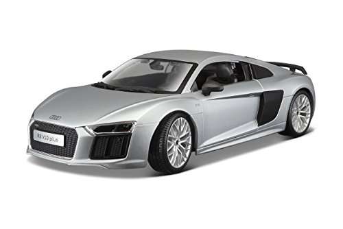 Maisto AUDI R8 V10 Plus Silver 1/18 by 36213