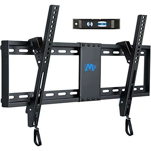 Mounting Dream TV Mount for Most 37-70 Inch TV, Universal Tilt TV Wall Mount Fit 16", 18", 24" Stud with Loading Capacity 132lbs, Max Vesa 600 x 400mm, Low Profile Flat Wall Mount Bracket MD2268-LK 1