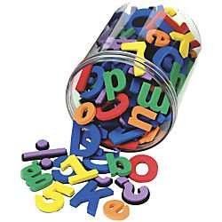 Chenille Kraft 4357 Wonderfoam Magnetic Alphabet Letters, Assorted Colors. 110/Pack (CKC4357) 1