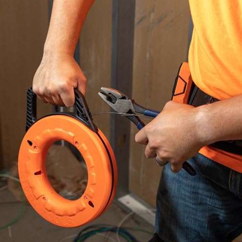 Klein Tools 50350 13-Inch Flexible Fish Tape Leader for 1/8-Inch Wide Steel Fish Tapes, Made in USA 5