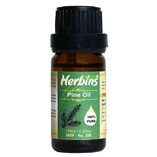 Herbins pine oil cosmetic grade for skin care, aromatherapy, acne, massage - 10ml 1