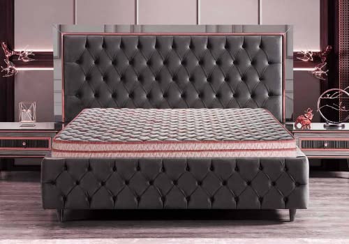 RELAXWELL MATRESSES Royale - Ortho Coir Mattress with Two Free Pillow for Your Comfort Night (75x72x6 Inches, King)