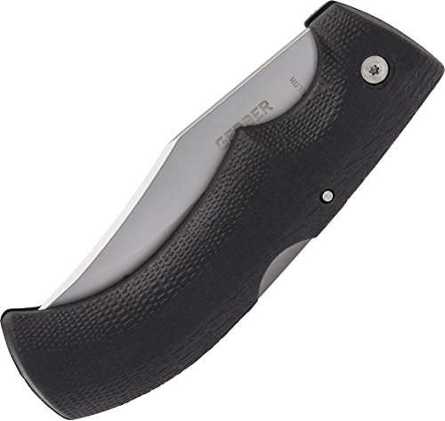 Gerber Gear Gator Pocket Knife - 3.76" Serrated Edge Folding Knife - EDC Gear and Equipment - Black 3