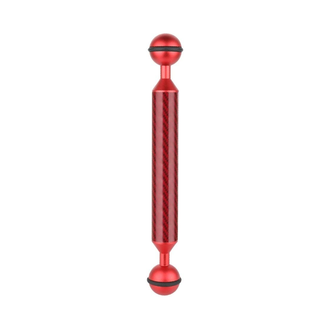 DAIQIPA Ball Clip Camera 7 Inch Long 17.7 cm Long 20.8 Mm Diameter Double Ball Floating Arm Ball 25 Mm Diameter, Suitable for Underwater Camera Housing (Color : Red)