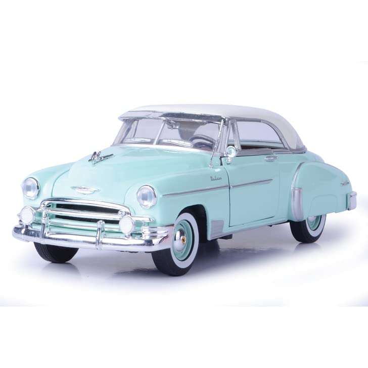 Motormax Metal;Plastic Chevy Bel Air Car Model, Pack of 1, Green 3